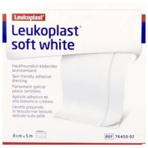 BSN Medical Leukoplast Soft White pansement bande 5 m x 8 cm rouleau unitaire
