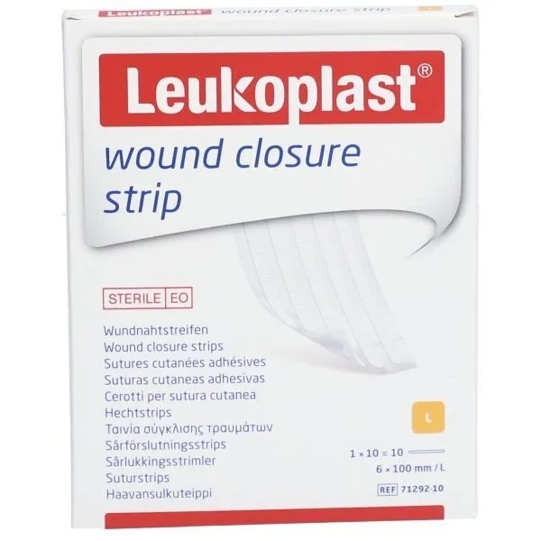 BSN Medical Leukoplast Wound Closure Strip (ex Leukosan Strip) 6 x 100 mm boite de 10