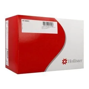 Hollister Moderma Flex Grand Diametre poche ouverte vidable 1 piece opaque clamp integre a decouper 15 mm x 75 mm - boite de 30