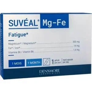 Densmore SUVEAL Mg Fe comprimés, boîte de 30
