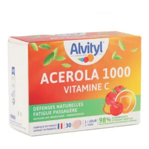 Alvityl Acérola 1000 – 30 comprimés à croquer