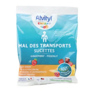 Alvityl Mal des Transports – 10 sucettes cola et fraise