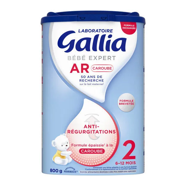 Gallia Bébé Expert AR2 Anti-Régurgitations lait 2ème âge 800 g