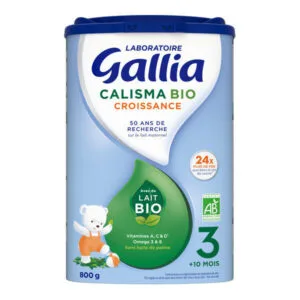 Gallia Calisma Croissance Lait 3ème âge Bio 800 g