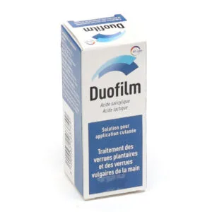 Duofilm, solution pour application cutanée