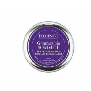 Elixirs and Co Gommes Bio Fleurs de Bach Sommeil 45 g