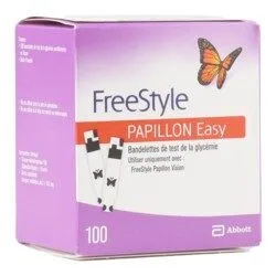 FreeStyle Papillon Easy — Électrodes, 2 flacons de 50