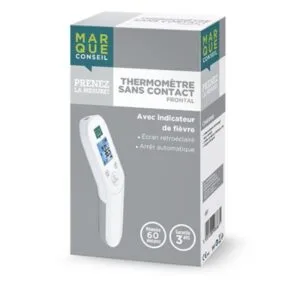 Marque Conseil Thermometre auriculaire frontal et objet