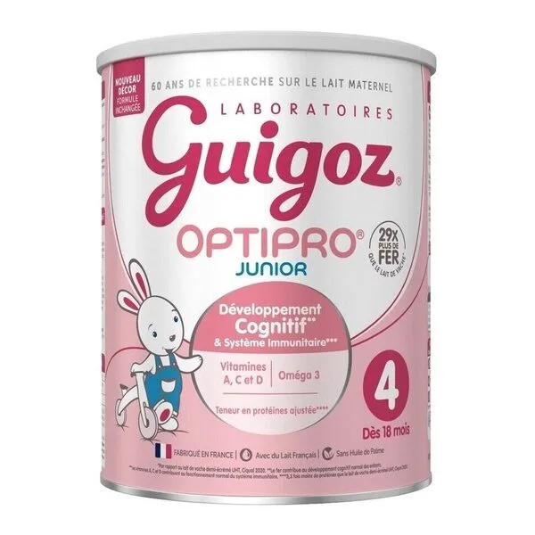 Guigoz Optipro Junior lait 4eme âge 900 g