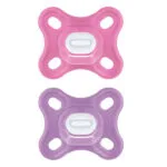 MAM Comfort - Sucette silicone monobloc - 0-2 mois, x2