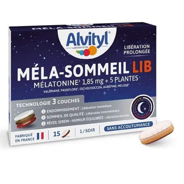 Alvityl Méla-Sommeil LIB – 15 comprimés