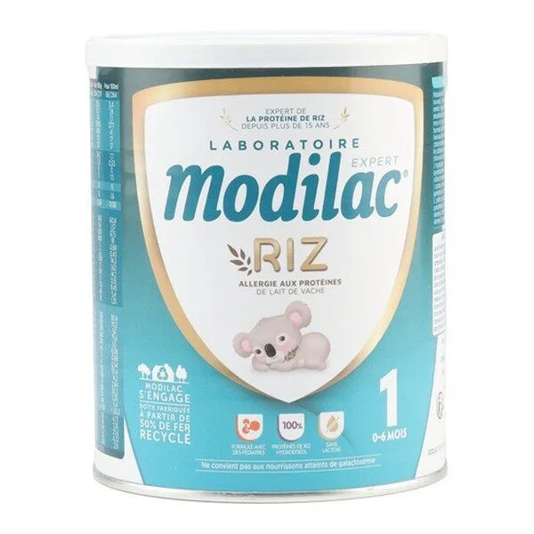 Modilac Expert Riz lait 1er âge 800 g
