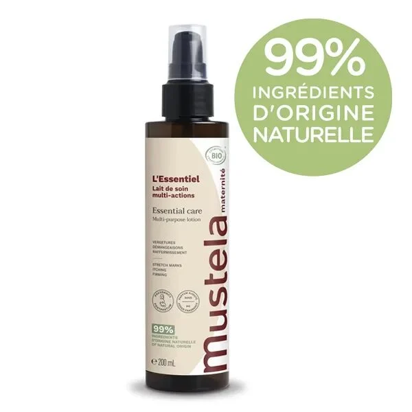 Mustela Maternité L'Essentiel Lait de soin multi-actions Bio – 200 ml