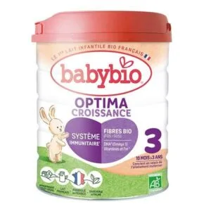 Babybio Optima Croissance lait 3ème âge Bio 800 g