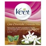 VEET Cire chaude orientale jasmin pot 250 ml