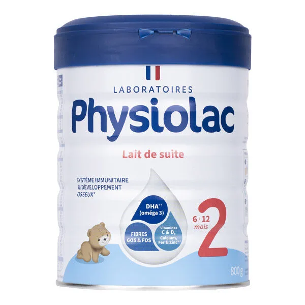 Physiolac lait 2ème âge 800 g