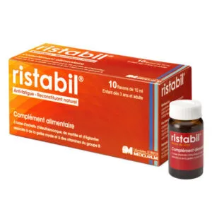 Ristabil Anti-Fatigue Reconstituant Naturel - 10 flacons de 10 ml
