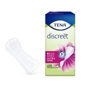 TENA Discreet Ultra Mini protege-slip fuites urinaires legeres - sachet de 28