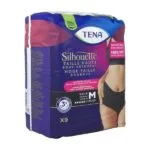TENA Silhouette Plus taille haute Noir - Taille M - sachet de 9
