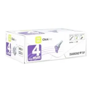 mylife Clickfine DiamondTip 32G x 4 mm, boîte de 100
