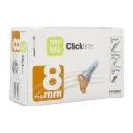 mylife Clickfine DiamondTip 31G x 8 mm, boîte de 100