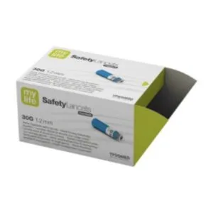 mylife Safetylancets Comfort, autopiqueur jetable, boîte de 200