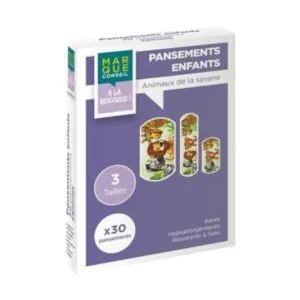 Marque Conseil Pansements enfant, boite de 30