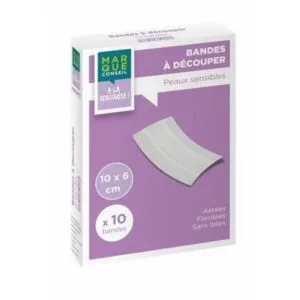 Marque Conseil Pansements a decouper 6 x 10 cm, boite de 10