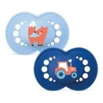 MAM Original - Sucette silicone symetrique - 6 mois et +, x2