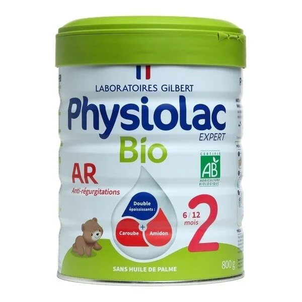 Physiolac Bio Anti-Régurgitations 2 de 6 à 12 mois 800 g