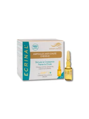 Ecrinal Ampoules Anti-Chute Cheveux à l'ANP 2+ 10 x 5 ml