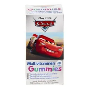 Multivitamines Disney gomme cerise orange citron B/60 Cars