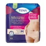 TENA Silhouette Plus taille haute Creme - Taille M - sachet de 9