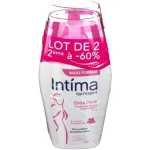 INTIMA Gel de toilette intime extra doux 240 ml lot de 2