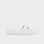 Scholl New Massage Sandale Femme Blanc - Pointure 35
