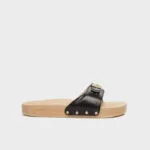 Scholl Pescura Flat Sabot Mixte Noir - Pointure 39