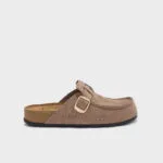 Scholl Bora Moccasin Sabot Mixte Taupe - Pointure 40
