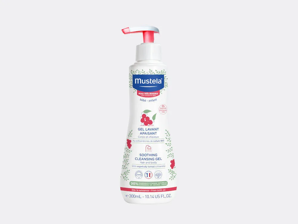 Mustela Gel lavant apaisant au schisandra Bio – 300 ml