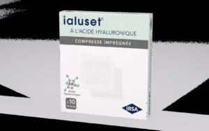 IBSA ialuset compresses impregnees steriles 10x10 cm - boite de 10
