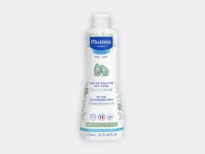 Mustela Lait de toilette sans rinçage – 750 ml