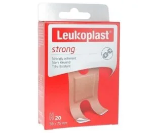 BSN Medical Leukoplast Strong pansement predecoupe 3,8 x 7,5 cm boite de 20