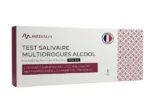 Medisur Test Salivaire Multidrogues et Alcool 6 classes - Seuil bas
