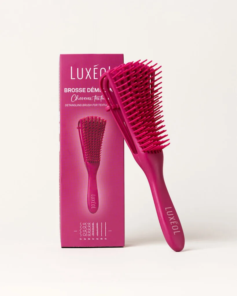 Luxéol Brosse Démêlante – cheveux bouclés à crépus