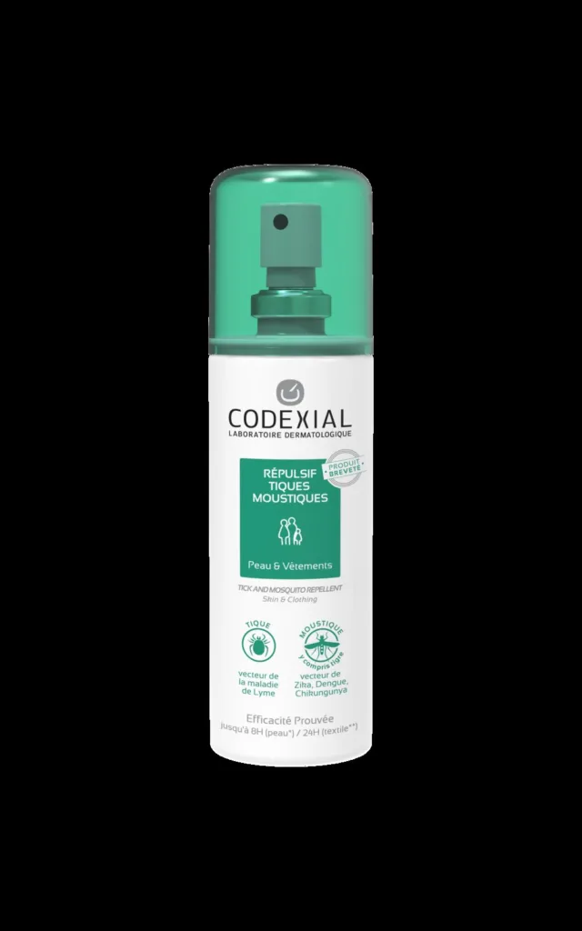 Codexial Repulsif Tiques et Moustiques peau et vetements - spray 75 ml