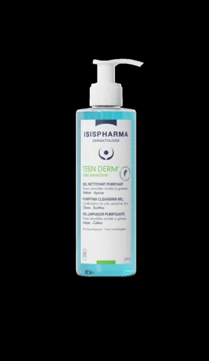 Teen Derm Gel Sensitive Gel nettoyant purifiant 250 ml