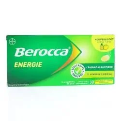 BEROCCA ENERGIE comprimes effervescents ananas citron - boite de 30 comprimes effervescents