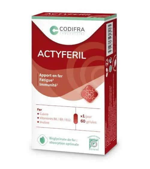 CODIFRA ACTYFERIL - 60 gélules