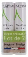 Les Indispensables Stick Levres Lot de 2 x 4 g