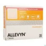 Smith & Nephew Allevyn Ag Pansement Adhesive Silicone 10 x 10 cm (10)
