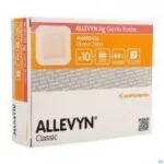 Smith & Nephew Allevyn Ag Pansement Adhesive Silicone 7,5 x 7,5 cm (10)